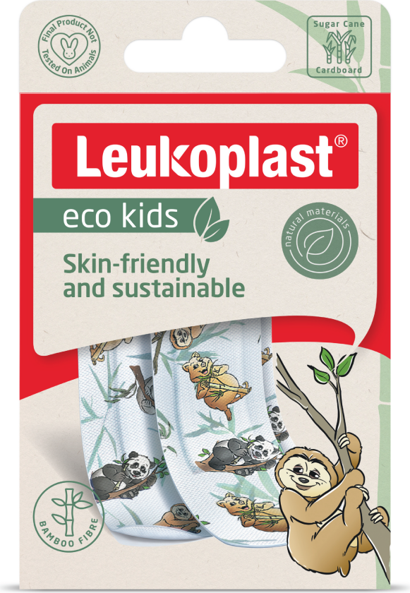 Eco Kids Plaster Mixpack, 12 stk.