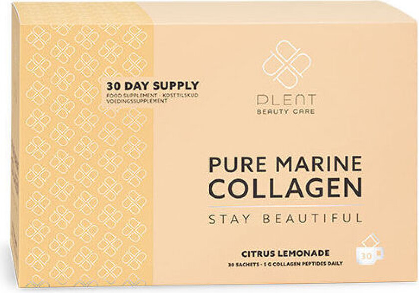 Pure Marine Collagen - Sitronade 30 x 5 gr - 1 Pakke