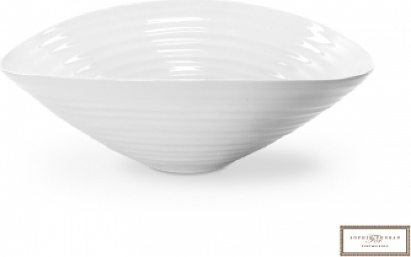Portmeirion Sophie Conran White medium salatbolle hvit 28,5 cm