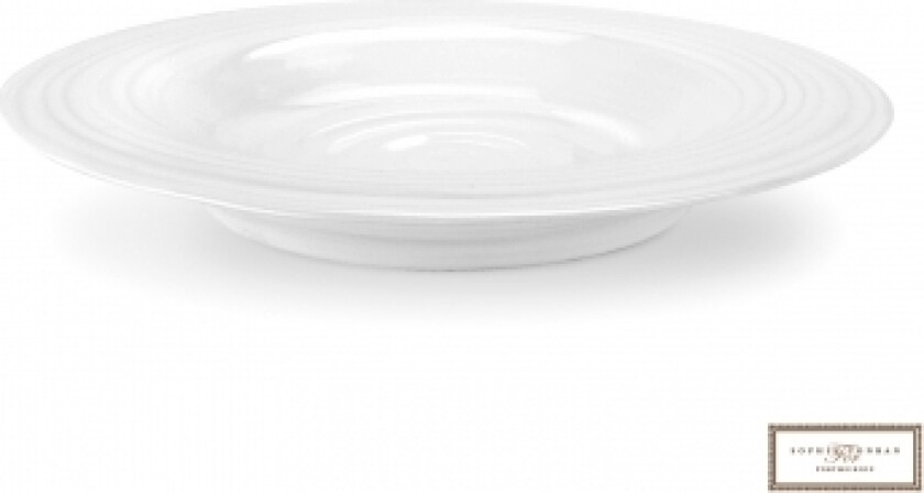 Portmeirion Sophie Conran White dyp tallerken 25 cm hvit