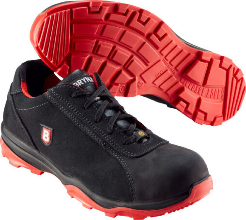 BRYNJE Auriga 513 lette og metallfrie vernesko, ESD, størrelse 48