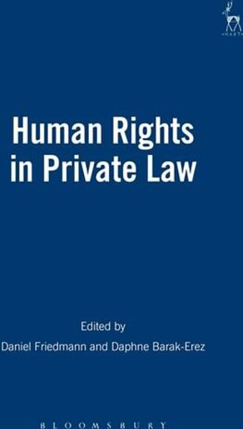 Human Rights in Private Law av Dan Friedmann, Daphne Barak-Erez (Paperback)