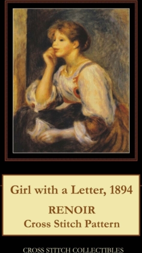 Girl with a Letter, 1894 av Kathleen George, Cross Stitch Collectibles (Paperback)