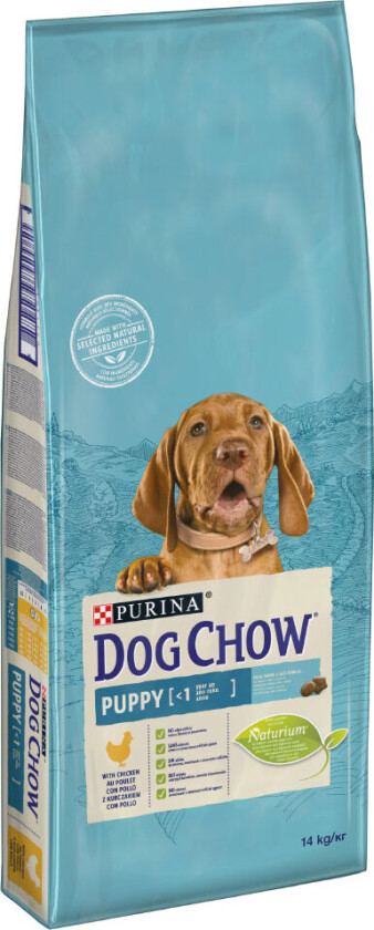 Økonomipakke: Purina Dog Chow 2 x 14 kg - Puppy Kylling