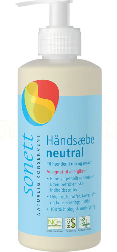 Håndsåpe fl. neutral - 300 ml