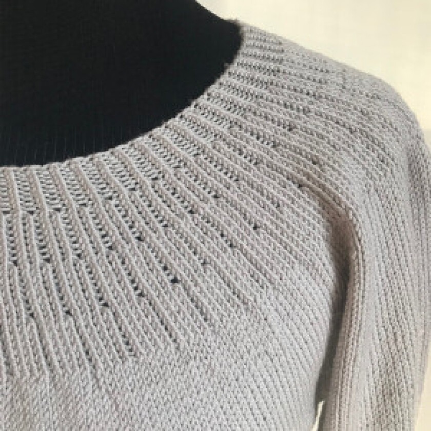 Top Down-Genser av Rito Krea - Genser Strikkeoppskrift str. S-XL - Large