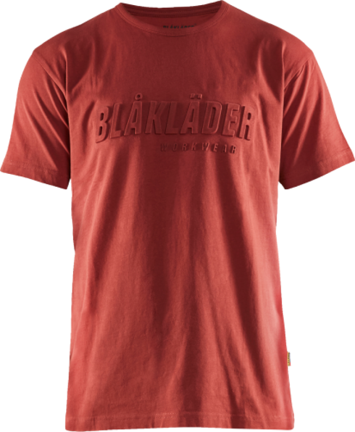 T-skjorte 3D Burnt Red XL