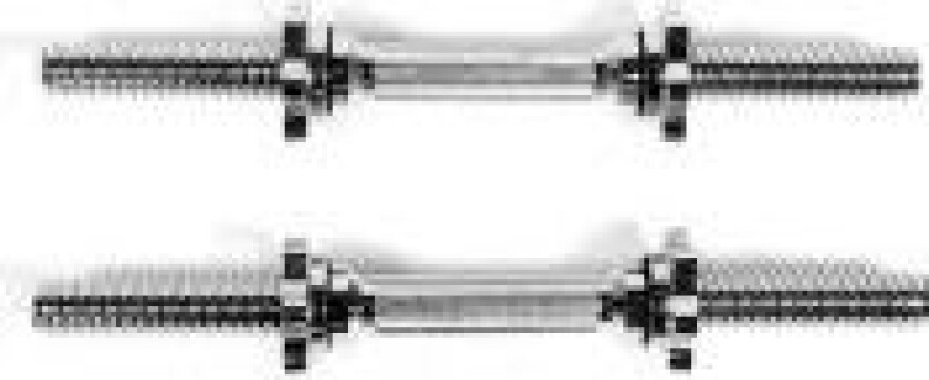 Gryfy do hantli Dumbbell 40cm 28 mm 2 szt.