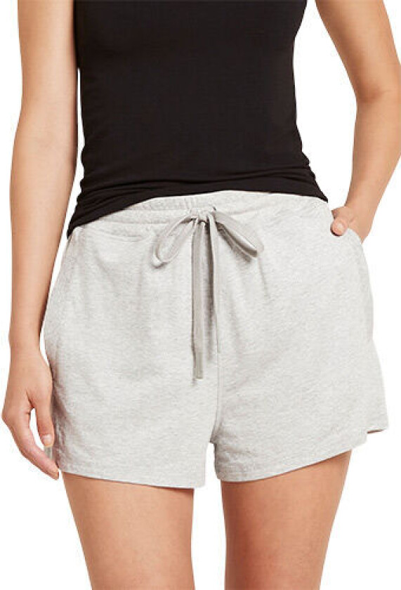 Bambus Dame Sweat Shorts Lysegrå - 1 Stk