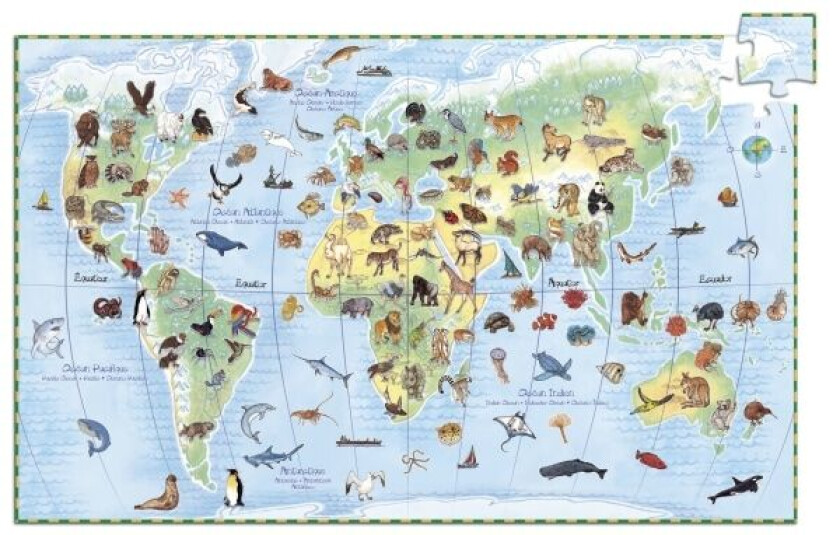 Puslespil Verdens Dyr