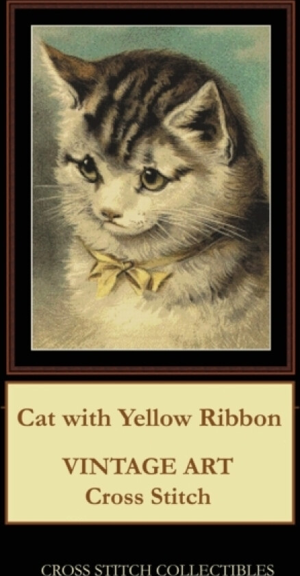 Cat with Yellow Ribbon av Kathleen George, Cross Stitch Collectibles (Paperback)