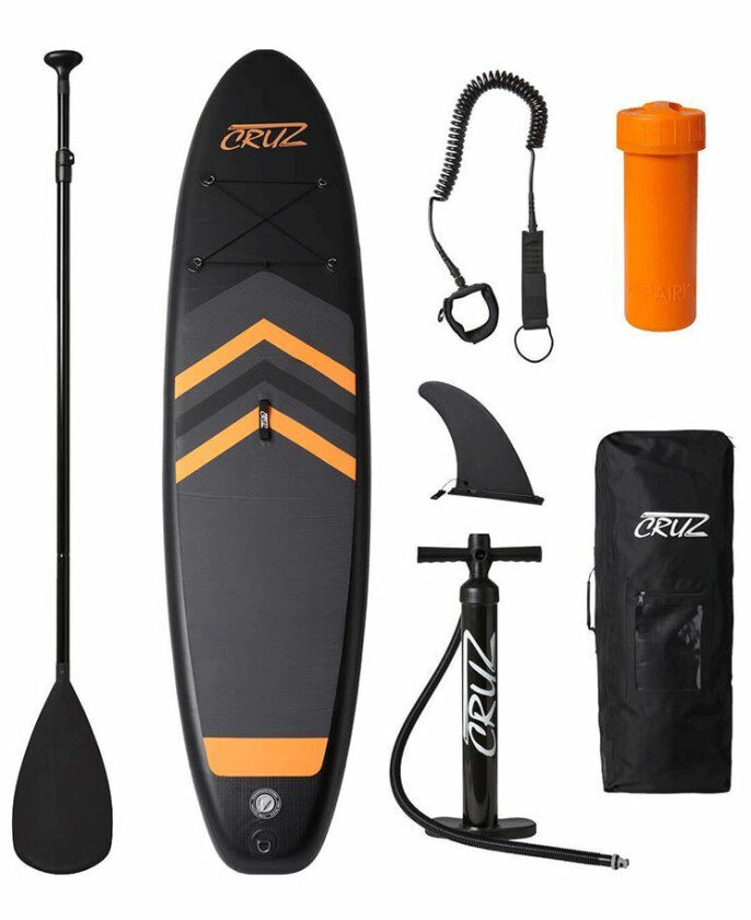 Inflatable Stand Up Paddleboard Black Black unisex