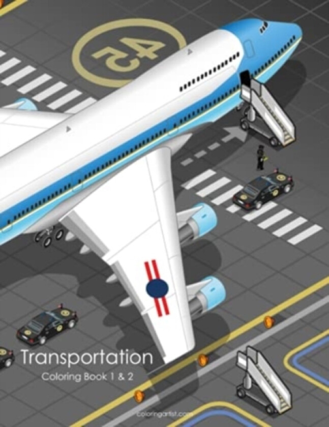 Transportation Coloring Book 1 & 2 av Nick Snels (Paperback)