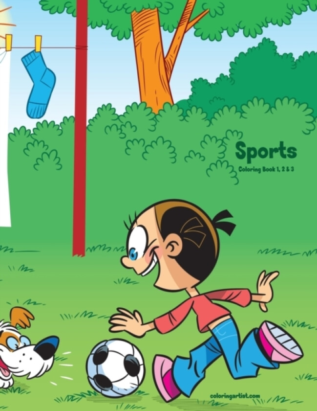 Sports Coloring Book 1, 2 & 3 av Nick Snels (Paperback)