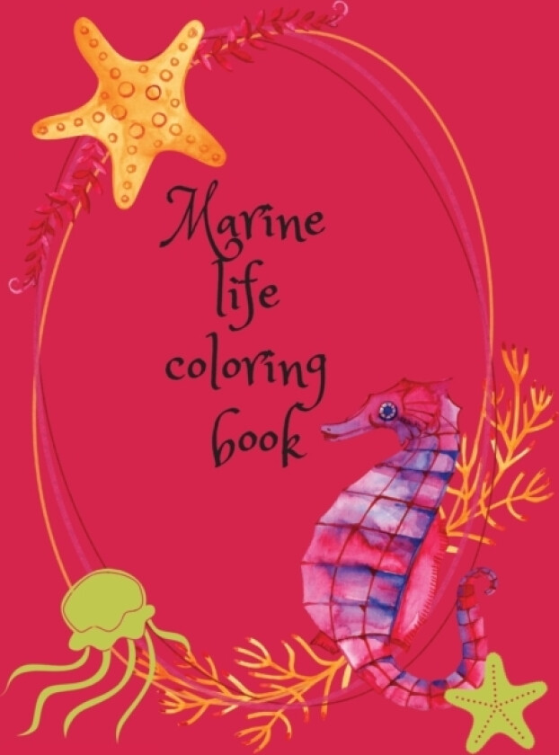 Marine life coloring book av Cristie Publishing (Paperback)