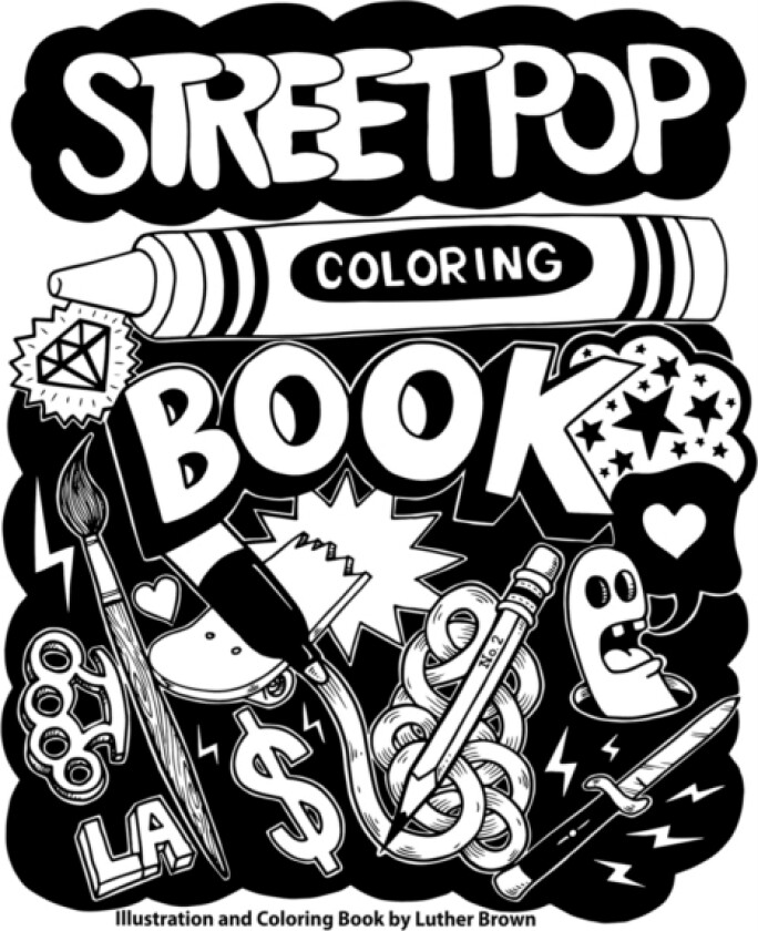 Streetpop Coloring Book av Luther Brown (Paperback)