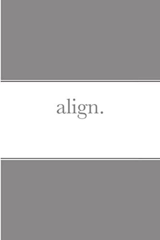 alignment journal av Jada Williams (Paperback)