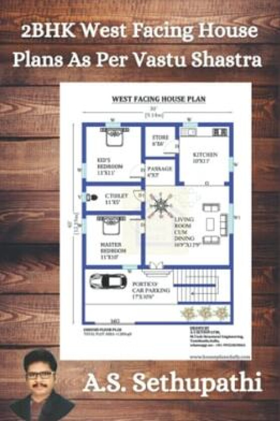 2 BHK West Facing House Plans As Per Vastu Shastra av As Sethu Pathi (Paperback)