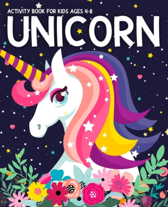 Unicorn Activity Book for Kids Ages 4-8 av Michelle G Peltier (Paperback)