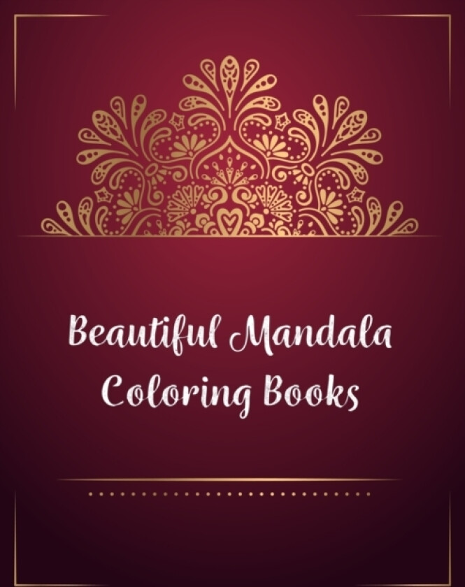Beautiful Mandala Coloring Books av Nice Books Press (Paperback)