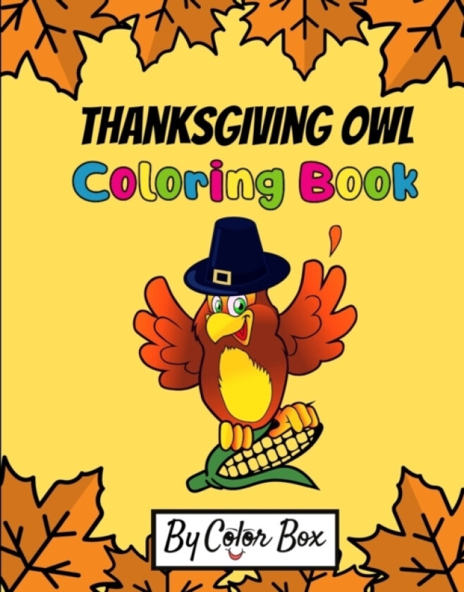 Thanksgiving Owl Coloring Book av Color Box (Paperback)