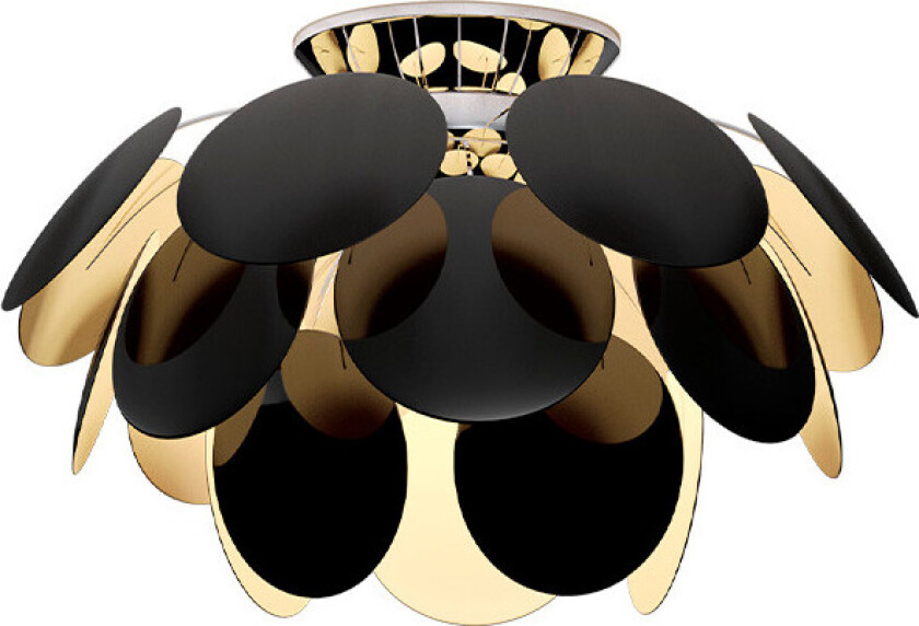 - Discoco C 53 Taklampe Black/Gold