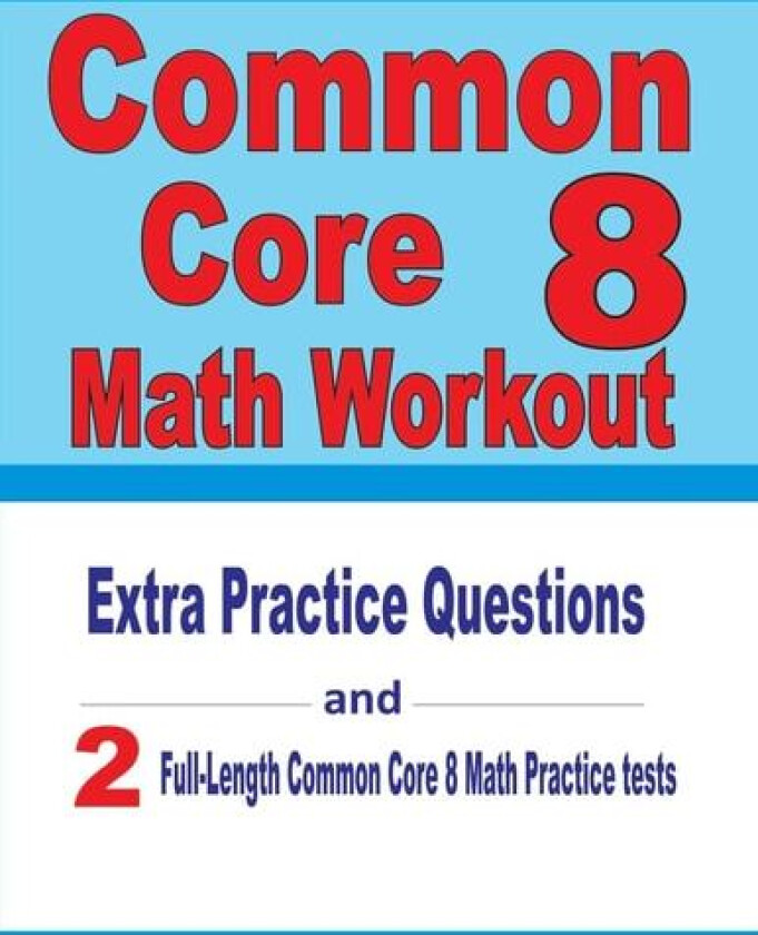 Common Core 8 Math Workout av Reza Nazari, Michael Smith (Paperback)