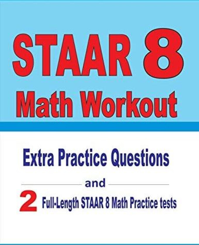 STAAR 8 Math Workout av Reza Nazari, Michael Smith (Paperback)