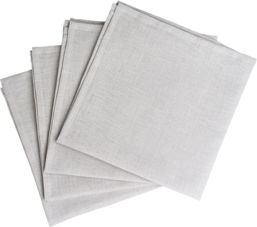 Clean servietter 45 x 45 cm 4-stk. icy grey