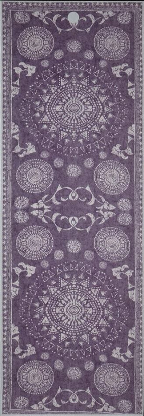 Yogitoes Yoga Mat Towel Geija Purple 180 cm