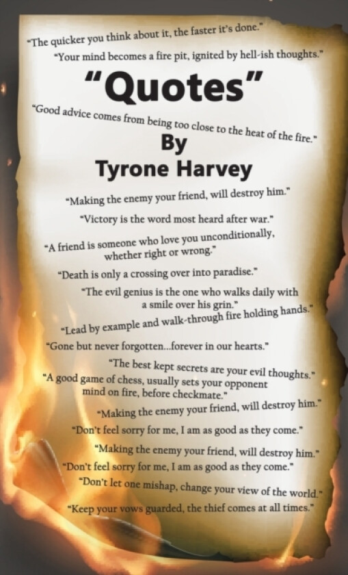 Quotes av Tyrone Harvey (Hardcover)