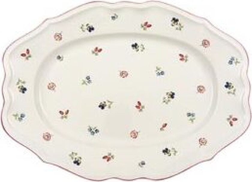 Petite Fleur Oval tallerken 44cm