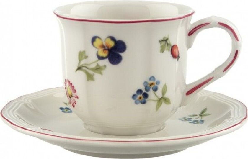 Petite Fleur Espresso Cup 10 cl m/ skål