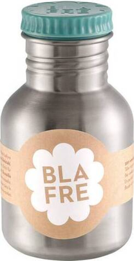 Stålflaske Til Barn 300 Ml. Blågrønn