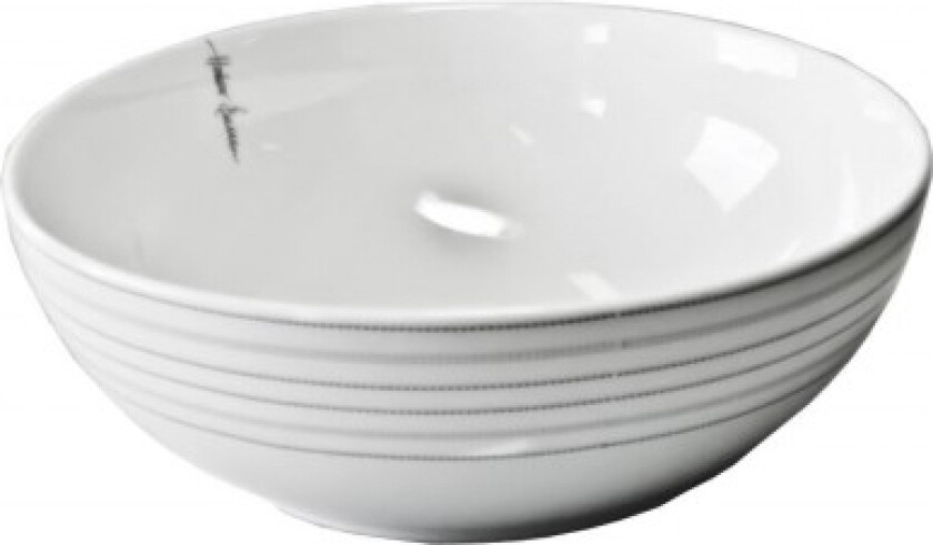 Magnor Halvor Bakke Lerk Stor Bolle Lys Pinstripe 23 cm