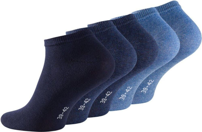 Ankelsokker Blå Mix 10-Pack