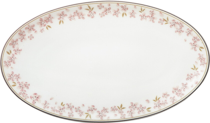 Slåpe Rosa Oval Asjett 20cm