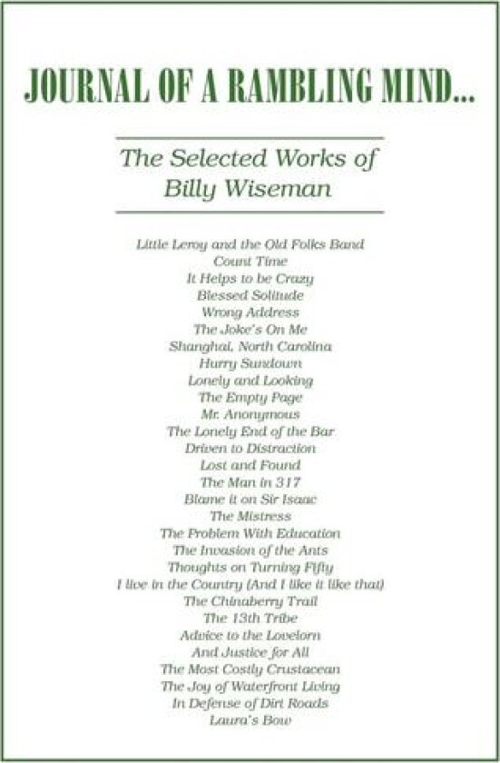 Journal of a Rambling Mind av Billy Wiseman (Paperback)