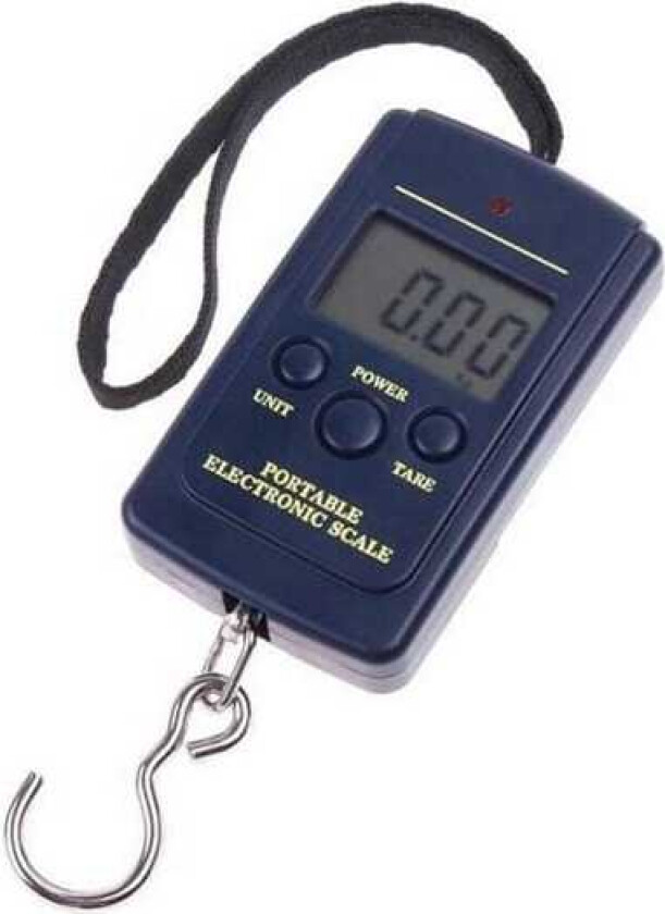 Digital bagasjevekt 40 kg - 10 g presisjon