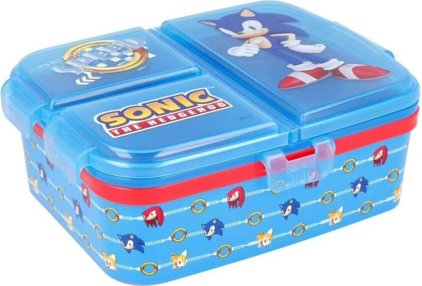 Sonic The Hedgehog Speed XL matboks med 4 avdelinger
