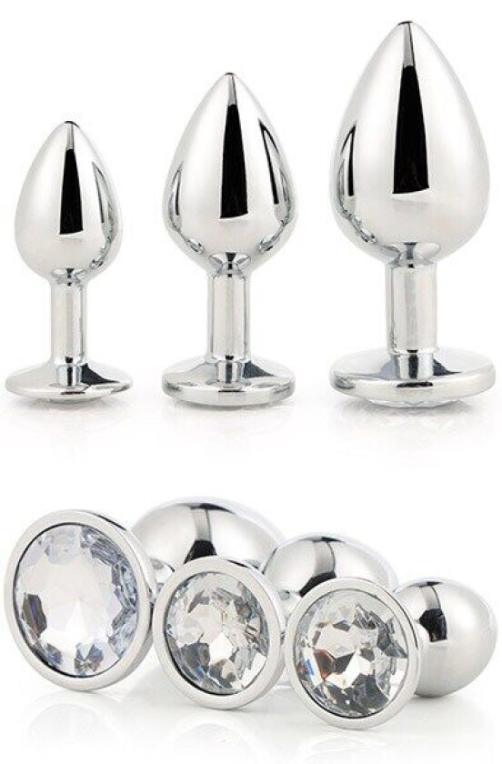Gleaming Love Silver Plug Set Anaplugger pakke