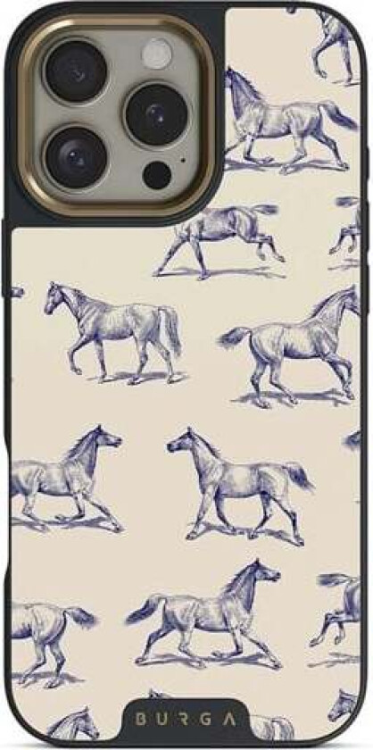 Derby Race - Apple iPhone 16 Pro Max Case Elite Dark Magsafe Gold