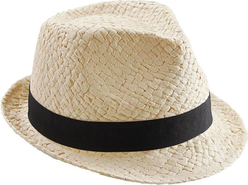 Beechfield Unisex Straw Festival Trilby Hat