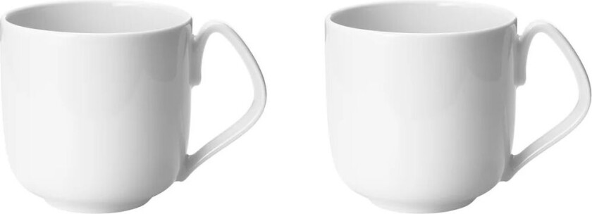 Koppel kopp 27 cl 2-pk Hvit