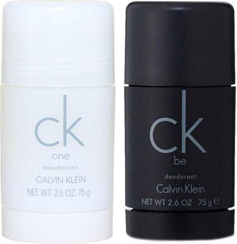 Calvin 2-pack Calvin Klein CK One + CK Be Deostick 75ml