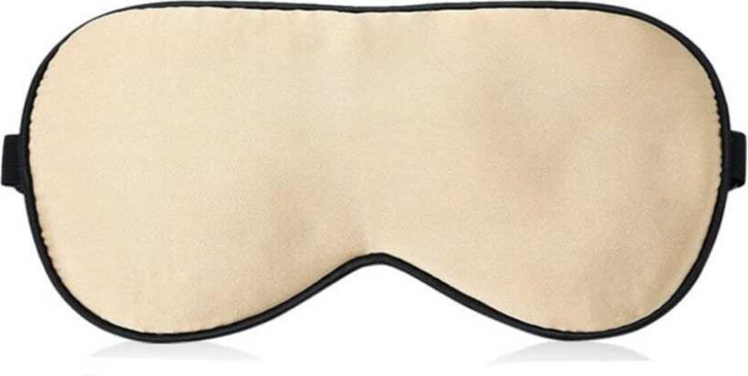 INF Sovemaske 100 % silke Champagne