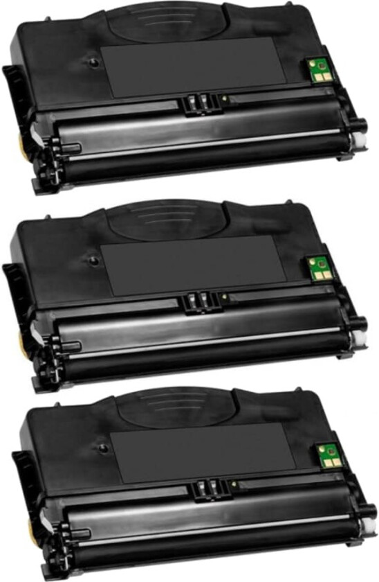 Kompatibel -  12016SE BK combo pack 3 stk Toner - Svart 6000 sider