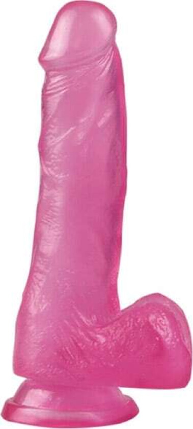 Jelly Studs Crystal Dildo Pink 17,5cm Dildo