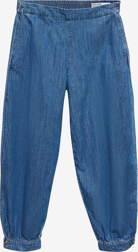 Ballongbukser vmZelena MR Balloon Denim Pants - Blå