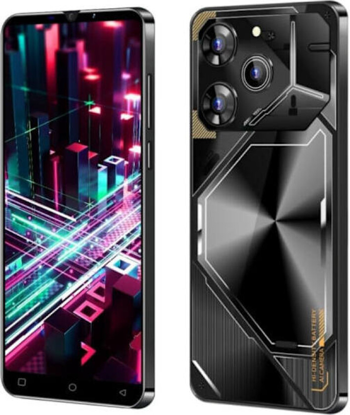 Billig mobiltelefon, 5.0 tommers skjerm, grunnleggende Android 9.0 smarttelefon, dobbelt kamera, dual SIM, Bluetooth/WiFi-støtte